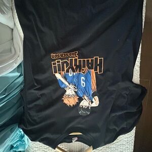 Fruit of the Loom Black Anime Graphic Tee